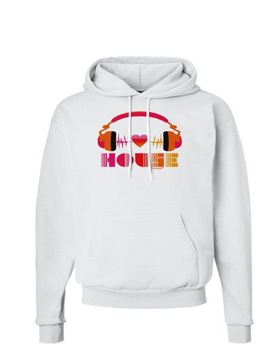 Heart House Hoodie Sweatshirt-Hoodie-TooLoud-White-Small-Davson Sales