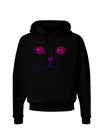 Heart Kitten Dark Hoodie Sweatshirt by-Hoodie-TooLoud-Black-Small-Davson Sales