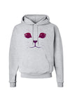 Heart Kitten Hoodie Sweatshirt by-Hoodie-TooLoud-AshGray-Small-Davson Sales