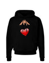 Heart on Puppet Strings Dark Hoodie Sweatshirt-Hoodie-TooLoud-Black-Small-Davson Sales