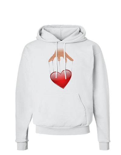 Heart on Puppet Strings Hoodie Sweatshirt-Hoodie-TooLoud-White-Small-Davson Sales