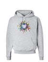 Heart Paint Splatter Hoodie Sweatshirt-Hoodie-TooLoud-AshGray-Small-Davson Sales