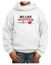 Heart Stopper Youth Hoodie Pullover Sweatshirt-Youth Hoodie-TooLoud-White-XS-Davson Sales