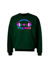 Heart Trance Adult Dark Sweatshirt-Sweatshirts-TooLoud-Deep-Forest-Green-Small-Davson Sales