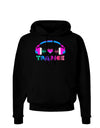 Heart Trance Dark Hoodie Sweatshirt-Hoodie-TooLoud-Black-Small-Davson Sales