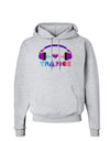 Heart Trance Hoodie Sweatshirt-Hoodie-TooLoud-AshGray-Small-Davson Sales