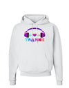 Heart Trance Hoodie Sweatshirt-Hoodie-TooLoud-White-Small-Davson Sales