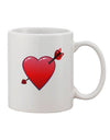 Heartfelt Love Printed 11 oz Coffee Mug - Expertly Crafted by TooLoud-11 OZ Coffee Mug-TooLoud-White-Davson Sales