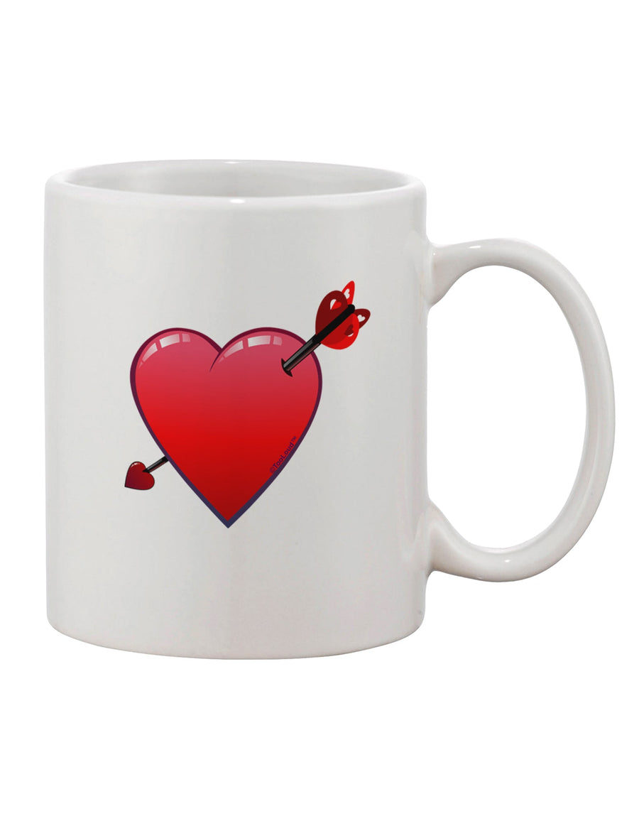 Heartfelt Love Printed 11 oz Coffee Mug - Expertly Crafted by TooLoud-11 OZ Coffee Mug-TooLoud-White-Davson Sales