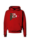 Hecho en Mexico Eagle Symbol - Mexican Flag Dark Hoodie Sweatshirt by TooLoud-Hoodie-TooLoud-Red-Small-Davson Sales