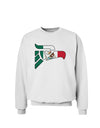 Hecho en Mexico Eagle Symbol - Mexican Flag Sweatshirt by TooLoud-Sweatshirts-TooLoud-White-Small-Davson Sales