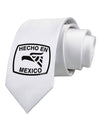 Hecho en Mexico Eagle Symbol with Text Printed White Necktie by TooLoud