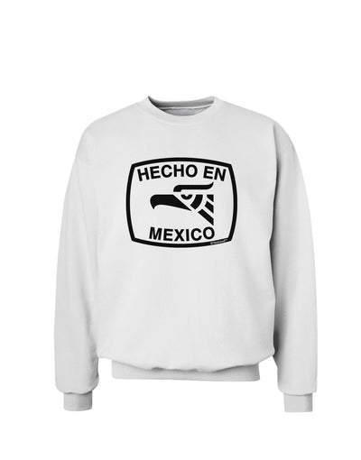 Hecho en Mexico Eagle Symbol with Text Sweatshirt by TooLoud-Sweatshirts-TooLoud-White-Small-Davson Sales