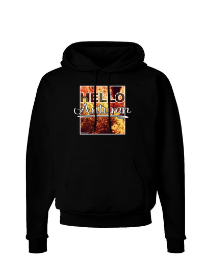 Hello Autumn Dark Hoodie Sweatshirt-Hoodie-TooLoud-Black-Small-Davson Sales