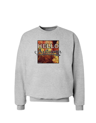 Hello Autumn Sweatshirt-Sweatshirts-TooLoud-AshGray-Small-Davson Sales