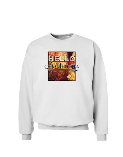 Hello Autumn Sweatshirt-Sweatshirts-TooLoud-White-Small-Davson Sales