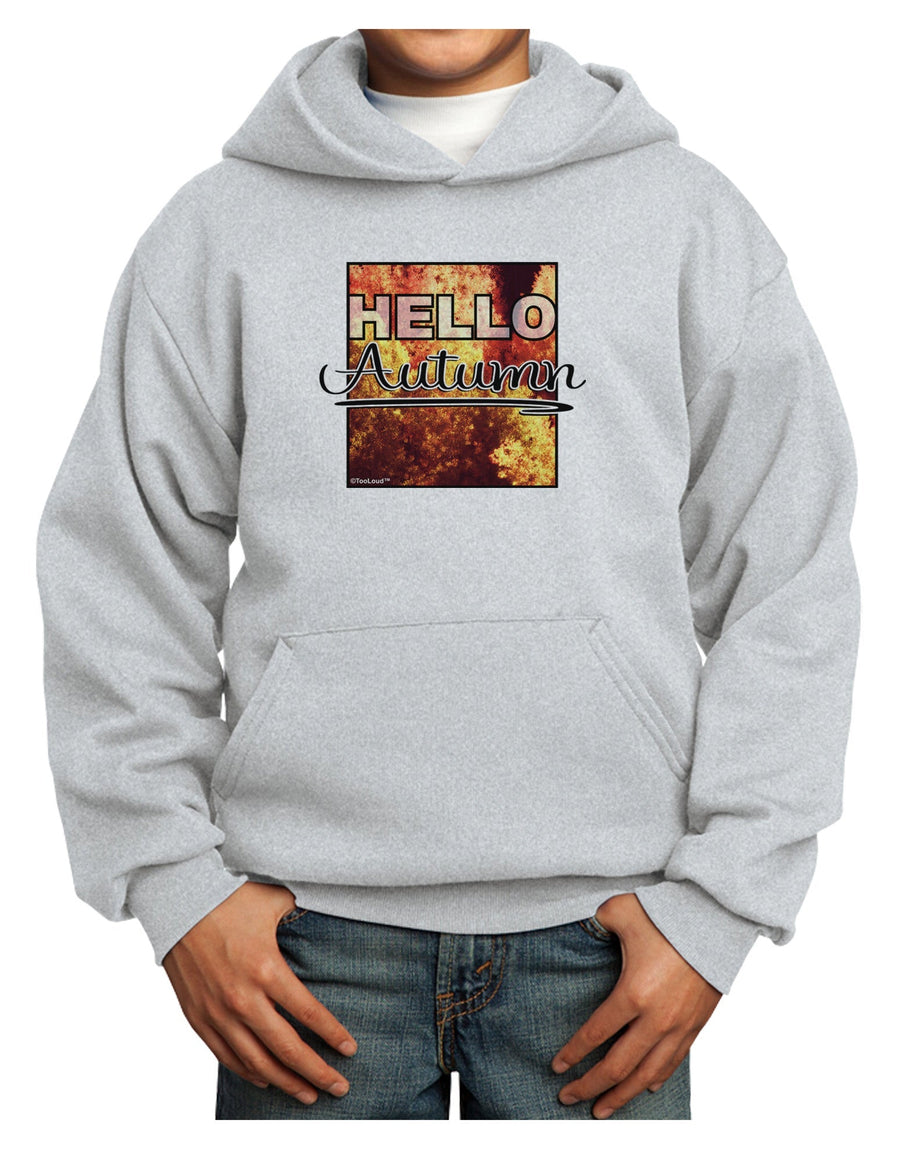 Hello Autumn Youth Hoodie Pullover Sweatshirt-Youth Hoodie-TooLoud-White-XS-Davson Sales