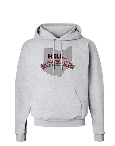 Hello Cleveland Hoodie Sweatshirt-Hoodie-TooLoud-AshGray-Small-Davson Sales