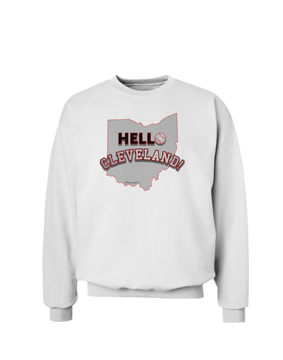 Hello Cleveland Sweatshirt-Sweatshirts-TooLoud-White-Small-Davson Sales