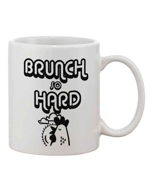 Hen Printed 11 oz Coffee Mug - Perfect for Brunch Enthusiasts-11 OZ Coffee Mug-TooLoud-Davson Sales