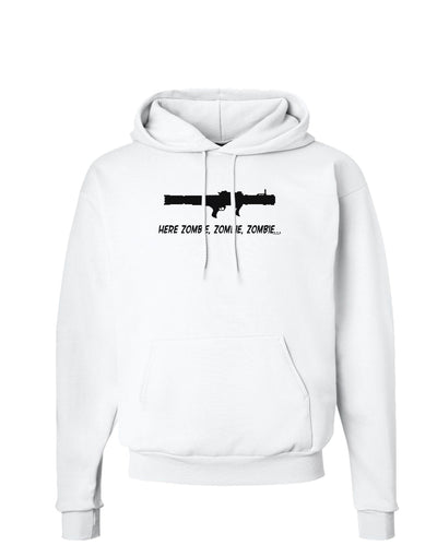 Here Zombie Zombie Zombie Bazooka Hoodie Sweatshirt-Hoodie-TooLoud-White-Small-Davson Sales