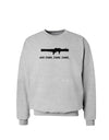 Here Zombie Zombie Zombie Bazooka Sweatshirt-Sweatshirts-TooLoud-AshGray-Small-Davson Sales