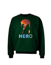 Hero of the Weirdos Adult Dark Sweatshirt by-Sweatshirts-TooLoud-Deep-Forest-Green-Small-Davson Sales