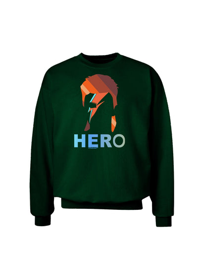 Hero of the Weirdos Adult Dark Sweatshirt by-Sweatshirts-TooLoud-Deep-Forest-Green-Small-Davson Sales