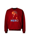 Hero of the Weirdos Adult Dark Sweatshirt by-Sweatshirts-TooLoud-Deep-Red-Small-Davson Sales