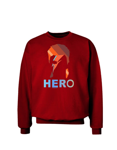 Hero of the Weirdos Adult Dark Sweatshirt by-Sweatshirts-TooLoud-Deep-Red-Small-Davson Sales