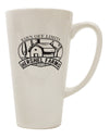 Hershel Farms 16 Ounce Conical Latte Coffee Mug - Expertly Crafted Drinkware by TooLoud-Conical Latte Mug-TooLoud-White-Davson Sales