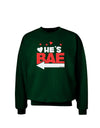 He's BAE - Left Arrow Adult Dark Sweatshirt-Sweatshirts-TooLoud-Deep-Forest-Green-Small-Davson Sales