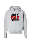 He's BAE - Left Arrow Hoodie Sweatshirt-Hoodie-TooLoud-AshGray-Small-Davson Sales