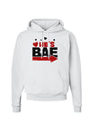 He's BAE - Right Arrow Hoodie Sweatshirt-Hoodie-TooLoud-White-Small-Davson Sales