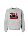 He's BAE - Right Arrow Sweatshirt-Sweatshirts-TooLoud-AshGray-Small-Davson Sales