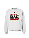 He's BAE - Right Arrow Sweatshirt-Sweatshirts-TooLoud-White-Small-Davson Sales