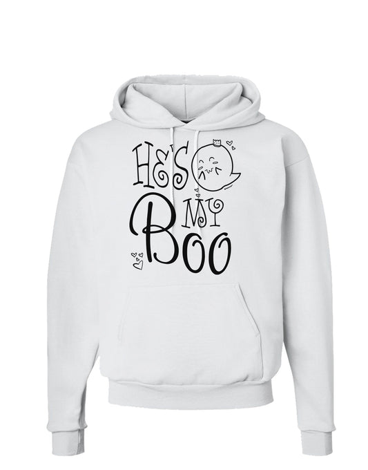 He's My Boo Hoodie Sweatshirt-Hoodie-TooLoud-White-Small-Davson Sales