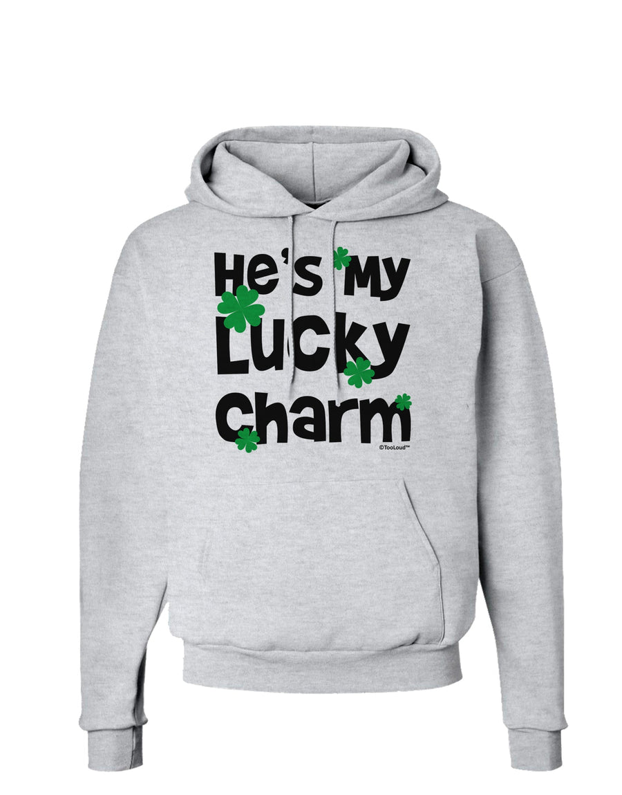 He's My Lucky Charm - Matching Couples Design Hoodie Sweatshirt by TooLoud-Hoodie-TooLoud-White-Small-Davson Sales