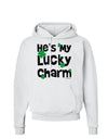 He's My Lucky Charm - Matching Couples Design Hoodie Sweatshirt by TooLoud-Hoodie-TooLoud-White-Small-Davson Sales