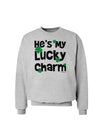 He's My Lucky Charm - Matching Couples Design Sweatshirt by TooLoud-Sweatshirts-TooLoud-AshGray-Small-Davson Sales