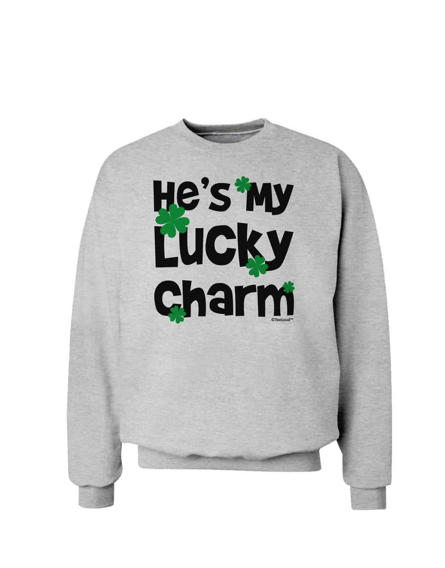 He's My Lucky Charm - Matching Couples Design Sweatshirt by TooLoud-Sweatshirts-TooLoud-White-Small-Davson Sales