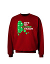 He's My Lucky Charm - Right Adult Dark Sweatshirt-Sweatshirts-TooLoud-Deep-Red-Small-Davson Sales