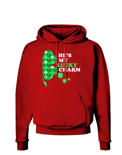 He's My Lucky Charm - Right Dark Hoodie Sweatshirt-Hoodie-TooLoud-Red-Small-Davson Sales