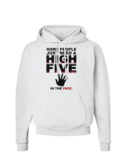 High Five In The Face Hoodie Sweatshirt-Hoodie-TooLoud-White-Small-Davson Sales