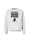 High Five In The Face Sweatshirt-Sweatshirts-TooLoud-White-Small-Davson Sales