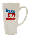 Hillary Bubble Symbol 16 oz Conical Latte Coffee Mug - Expertly Crafted Drinkware TooLoud-Conical Latte Mug-TooLoud-White-Davson Sales