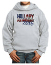 Hillary for President Flag Youth Hoodie Pullover Sweatshirt-Youth Hoodie-TooLoud-Ash-XS-Davson Sales