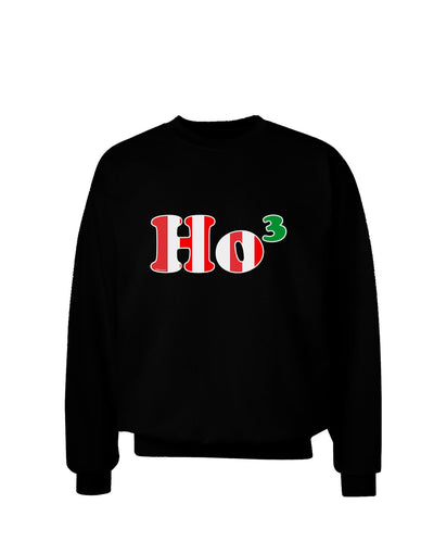 Ho Ho Ho Math Christmas Adult Dark Sweatshirt-Sweatshirts-TooLoud-Black-Small-Davson Sales