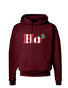 Ho Ho Ho Math Christmas Dark Hoodie Sweatshirt-Hoodie-TooLoud-Maroon-Small-Davson Sales