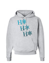 Ho Ho Ho Snowflakes Hoodie Sweatshirt-Hoodie-TooLoud-AshGray-Small-Davson Sales